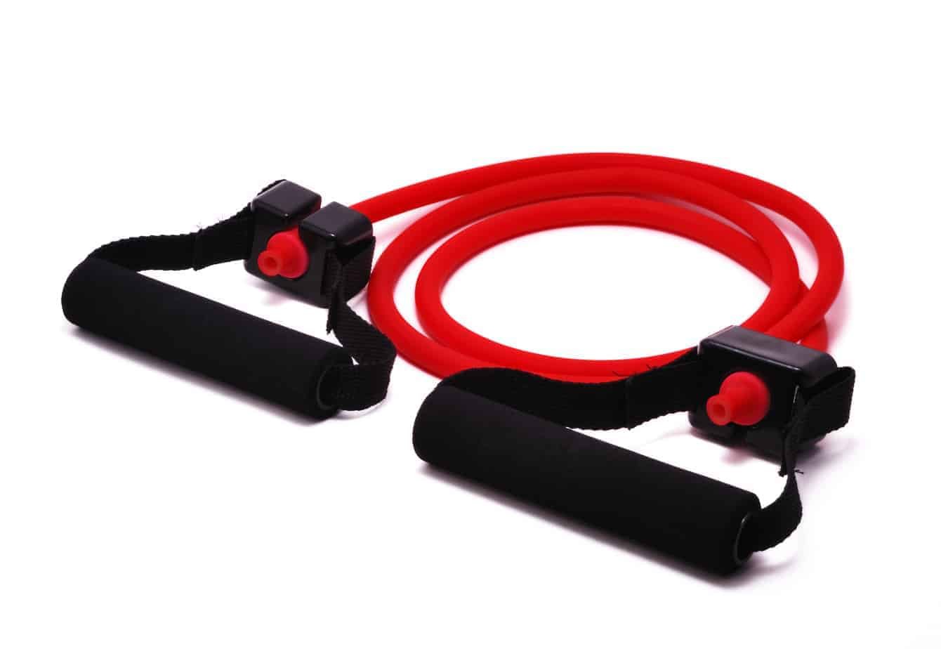 An Introduction To Resistance Training 3 Resistance Band isolated on a white background