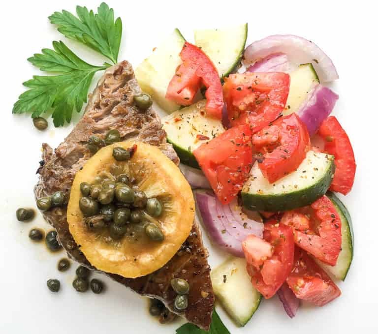 Pan Seared Tuna Steaks Recipe