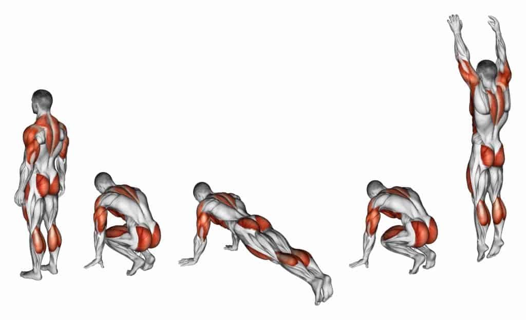 Crossfit workouts for beginners:Burpees