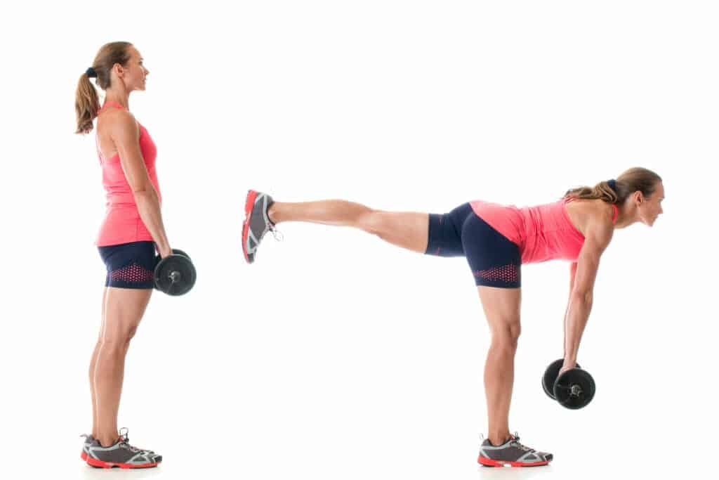 functional exercises:single-leg deadlift