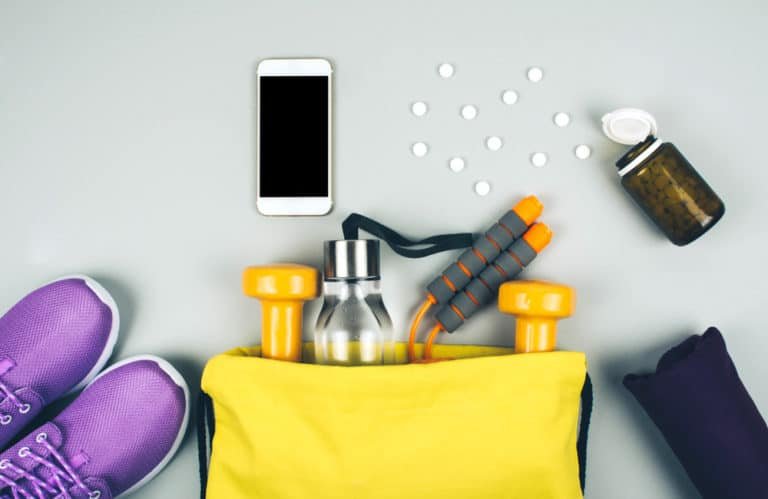 Fitness abstract healthy lifestyle concept. Sport and illness.