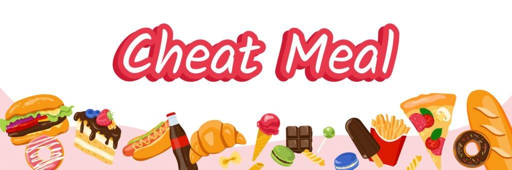 Cheat Meals VS Refeed Days: How To Make Your Diet Work 2 Cheat meal products like pizza, soda, sweets, french fries for sports