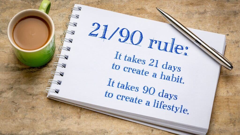 Unraveling The Complexity Behind The Causes of Obesity 3 develop habit and lifestyle 21-90 rule