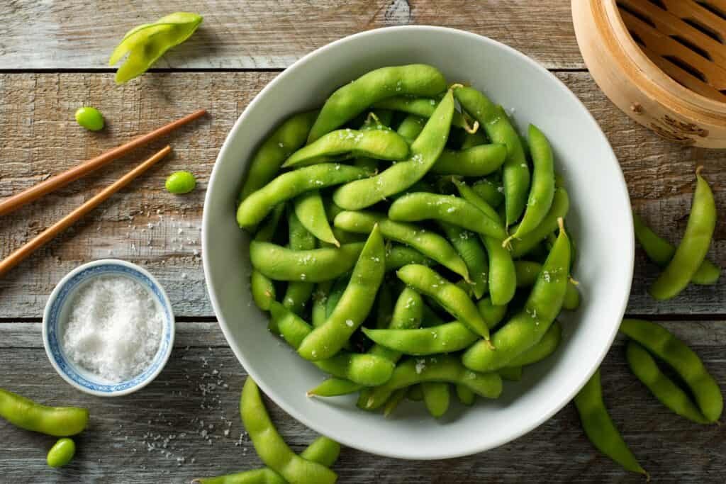Fuel Your Gains: 10 Nutritious Snacks for Bodybuilders 7 Steamed Edamame with Sea Salt