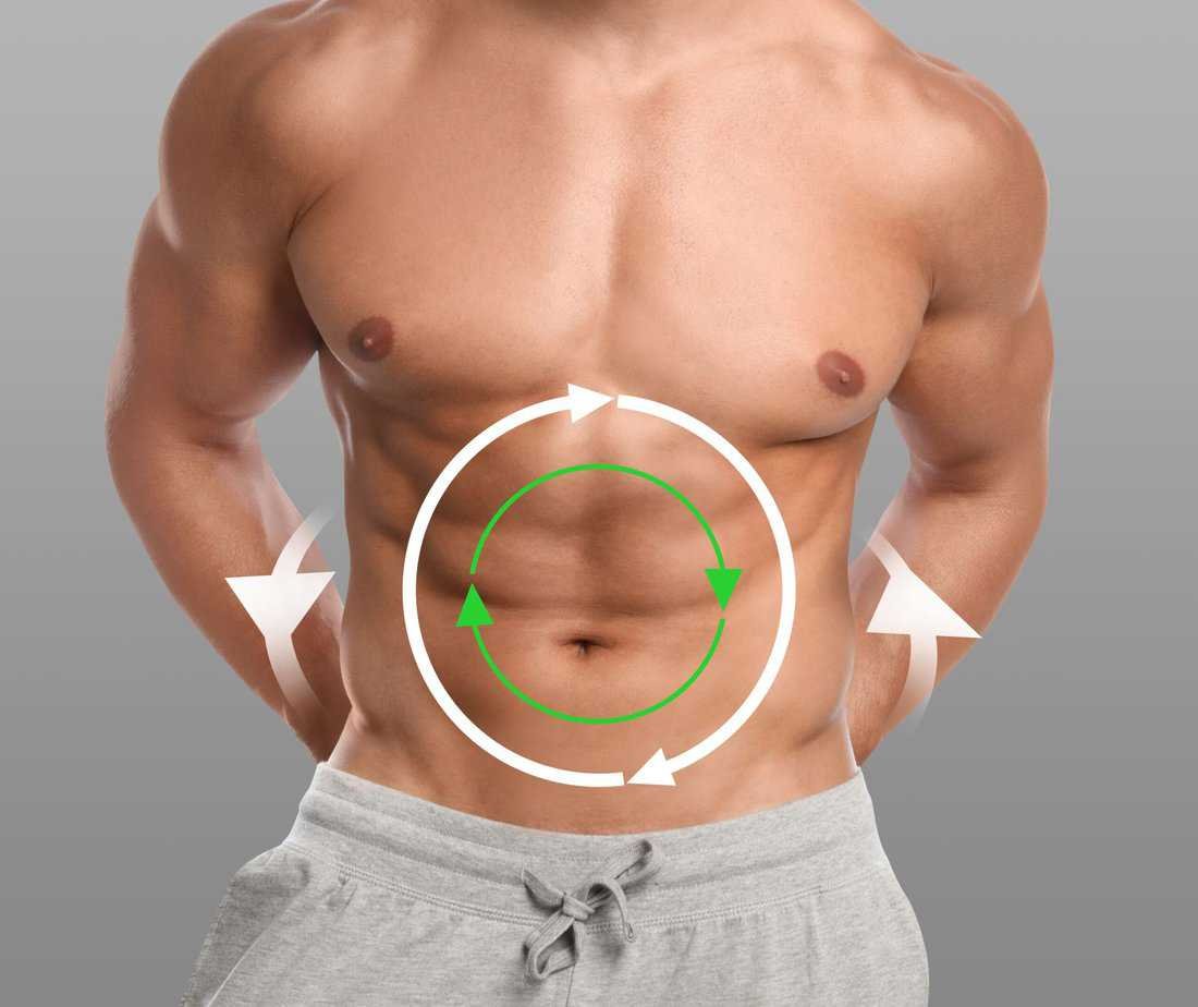 Beyond Diets: How to Trick Your Metabolism to Lose Weight 1 Metabolism concept. Man with perfect body on grey background closeup