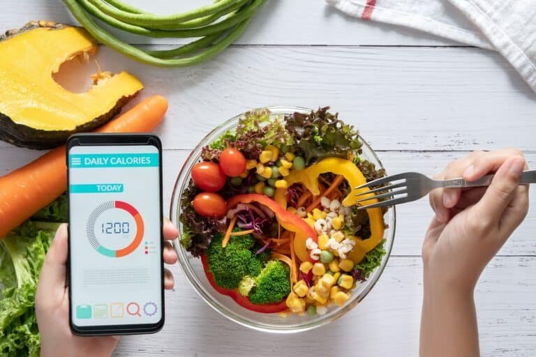 Calories counting , diet , food control and weight loss